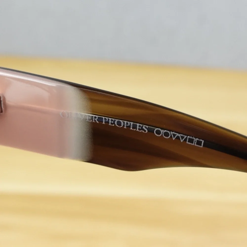 Oliver Peoples Athena Sunglasses 62-16-115 Brown Pink Gradient Lenses Japan